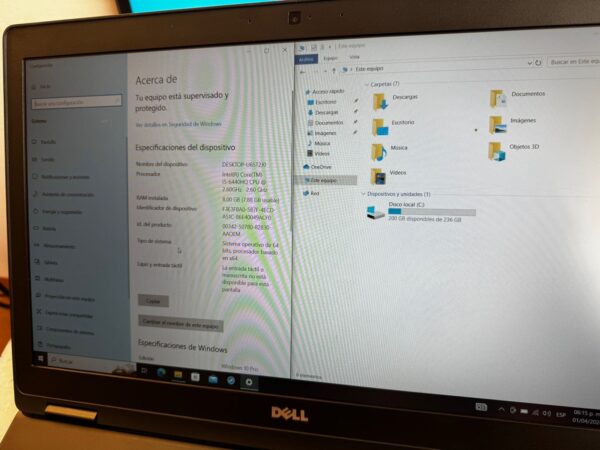 Latitude 5580 ( con grafica nvidia 940MX 2 gb) detalles estéticos - Imagen 11